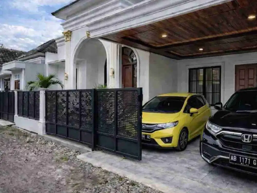 RUMAH MEWAH KLASIK FULLY FURNISHED MODERN - KUALITAS PREMIUM DEKAT JOGJABAY