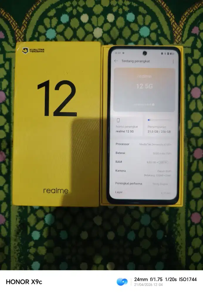 Realme 12 5G 8+8/256GB Fullset