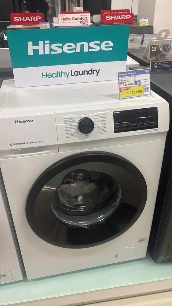 Mesin cuci Front Loading Hisense
