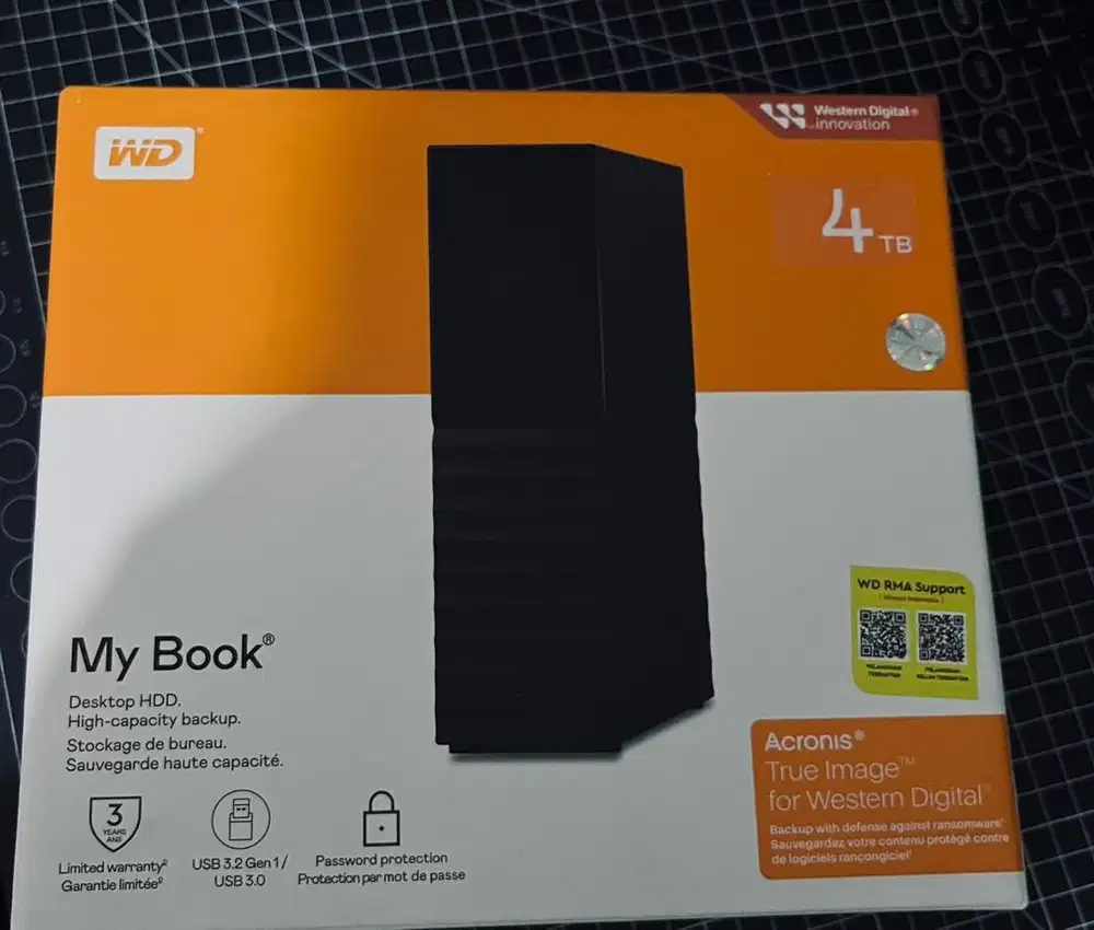 WD external My Book 4 TB - New Segel