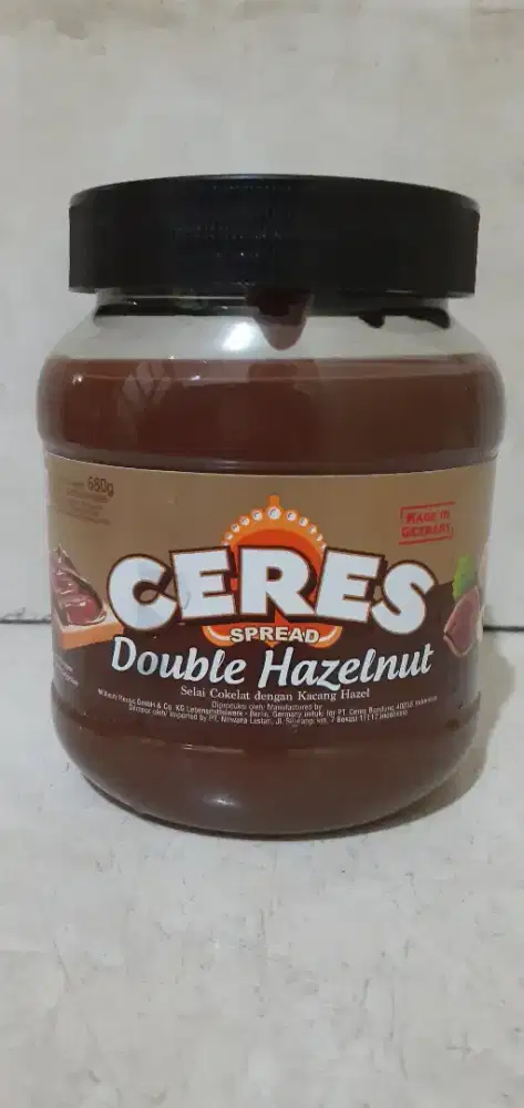 Ceres double hazelnut 680 gram (paket 3 btl)