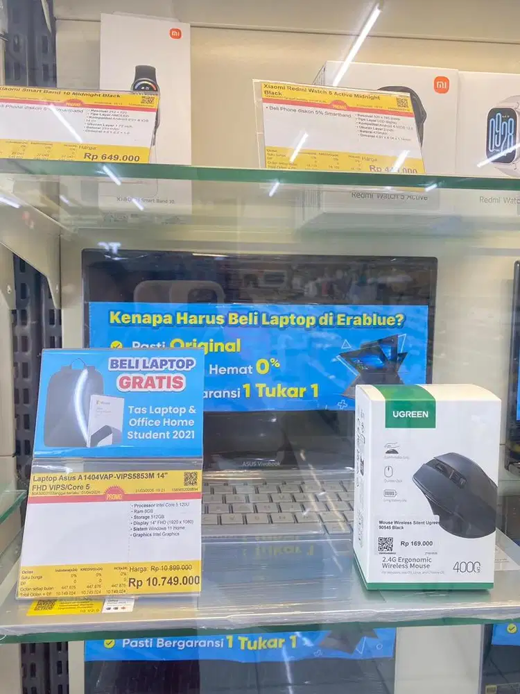 PROMO LAPTOP ASUS VIVOBOOK VIPS5853M – CICILAN 0% & FREE ANGSURAN!