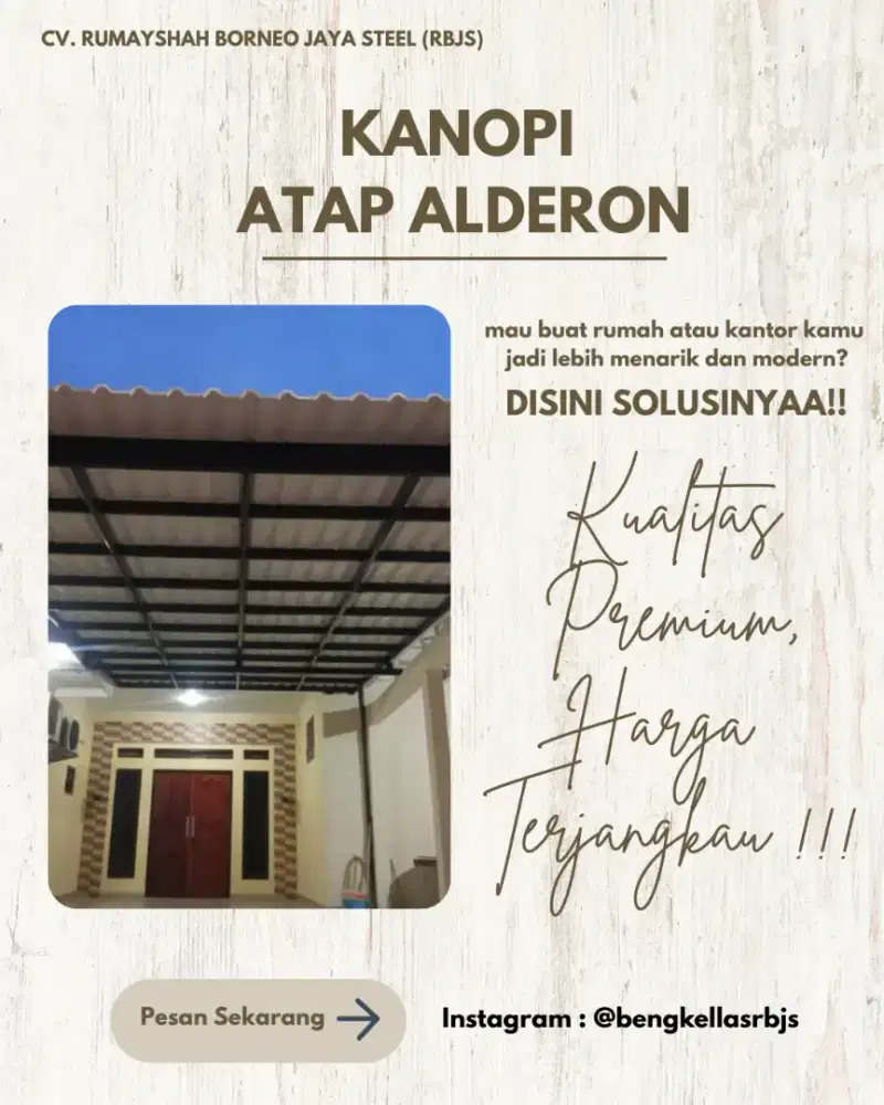 KANOPI ATAP ALDERON