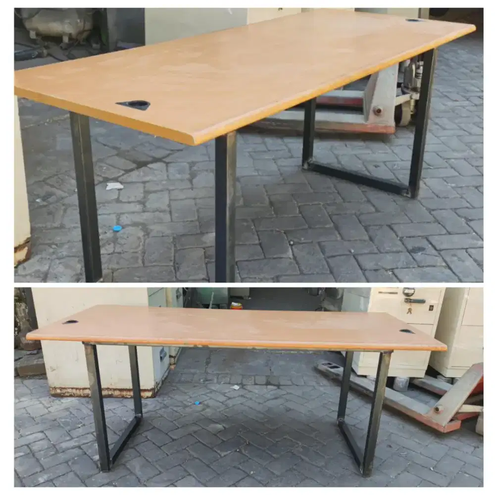 Meja meeting meja rapat meja makan meja serbaguna