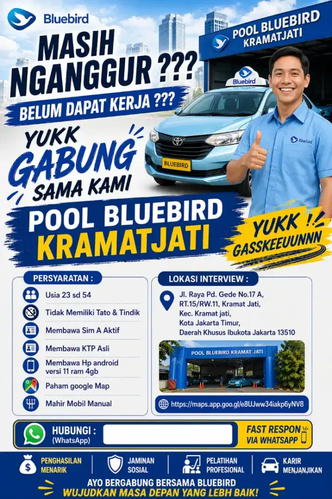 Lowongan driver taxi