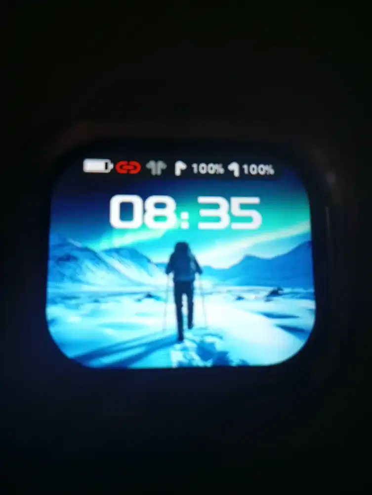 Headset blutut tampilan layar sentuh