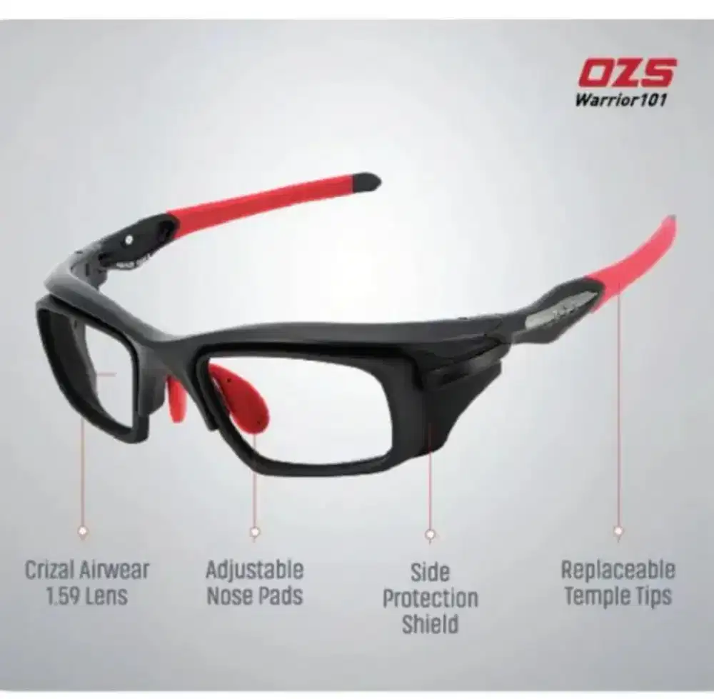 Kacamata safety OZS WARRIOR 101 SAFETY RX FRAME