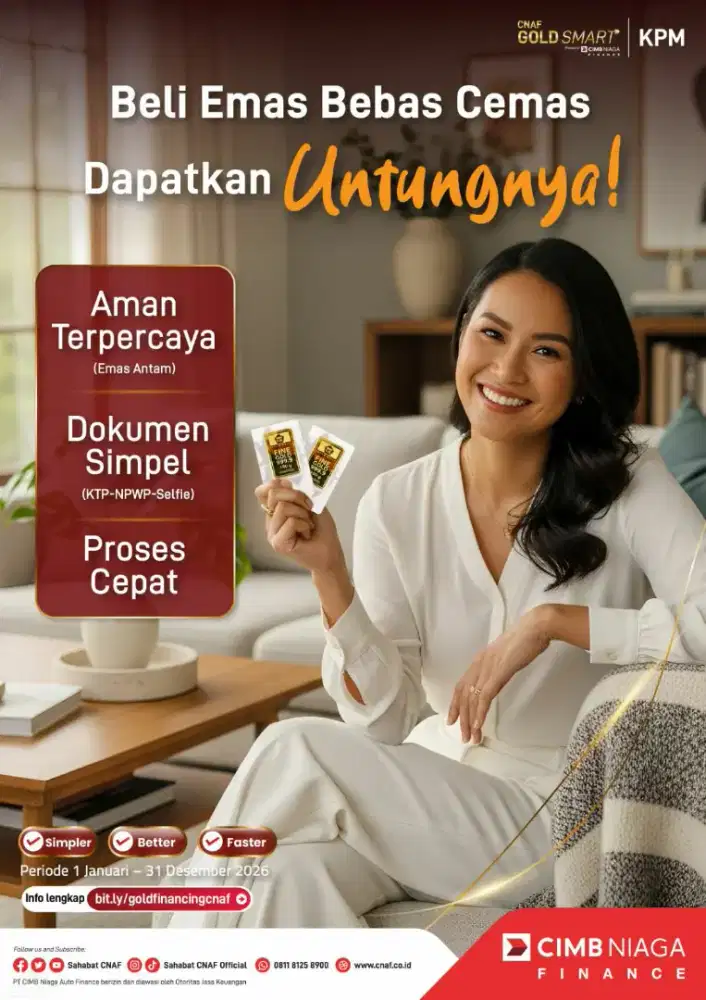 CICIL EMAS ANTAM 500 RIBUAN AJAA‼️