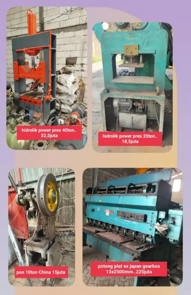 Hidrolik power pres 20ton dan 40ton