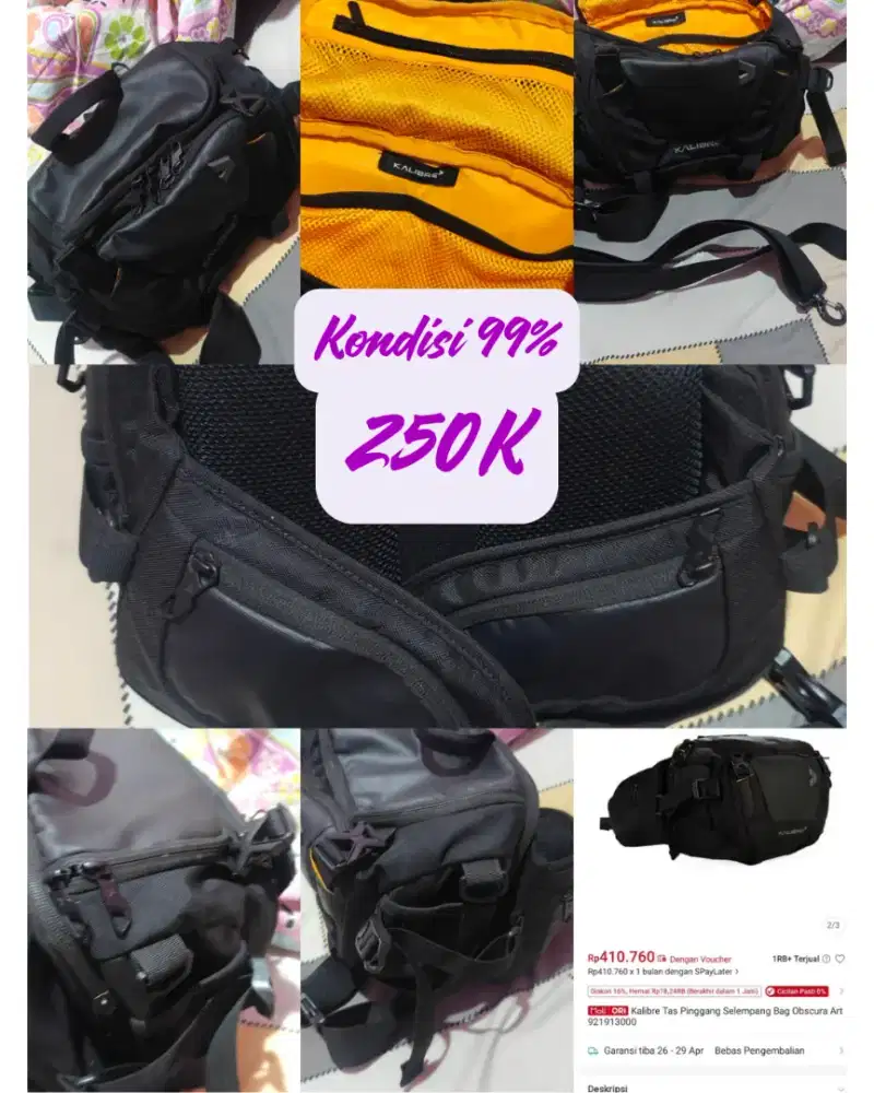 Jual tas original kalibre dan ozuko