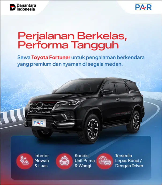 SEWA KENDARAAN ALL IN + DRIVER