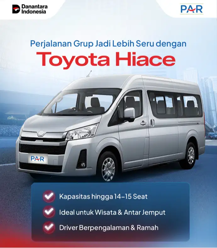 SEWA KENDARAAN ALL IN + DRIVER