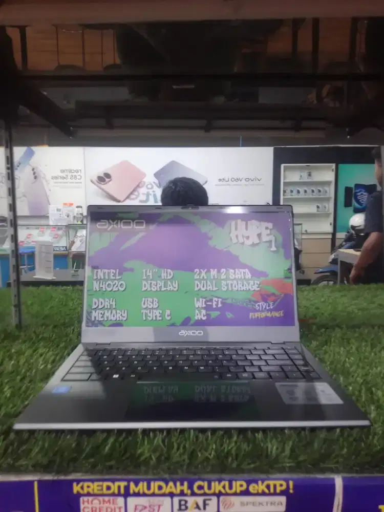 KREDIT LAPTOP MURAH AXIOO HYPE COCOK UNTUK PELAJAR