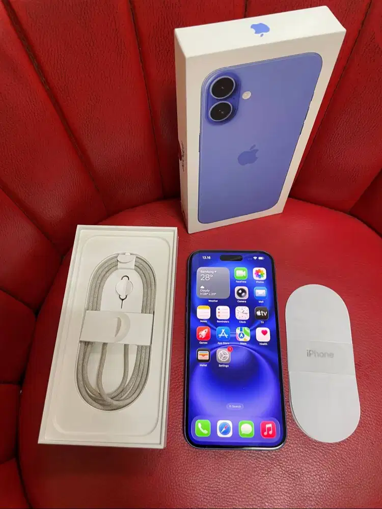 iPhone 16 Plus 128gb Ultramarine Ex iBox Digimap ID/A Fullset ORI