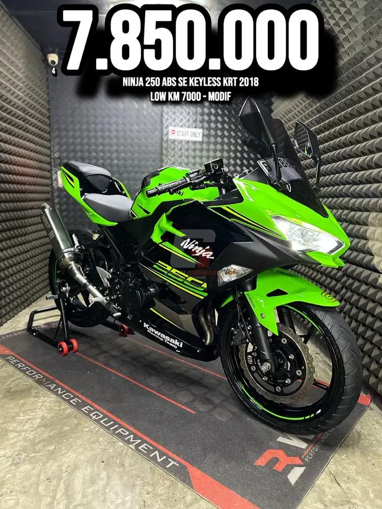 NINJA 250 ABS SE KEYLESS KRT 2018 LOW KM 7XXX RAWATAN SUPERB UNIT BRO