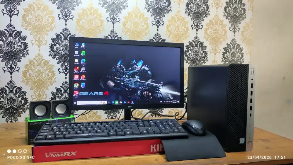 PC FULLSET CORE I5-8500, RAM 8GB DDR4, SSD 256GB, LED LG 20 HDMI