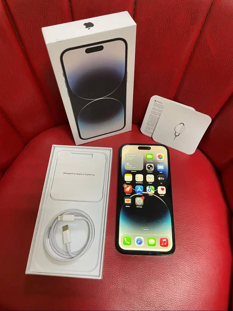 iPhone 14 Pro Max 256gb Space Black Bea Cukai setara iBox Sinyal Aman