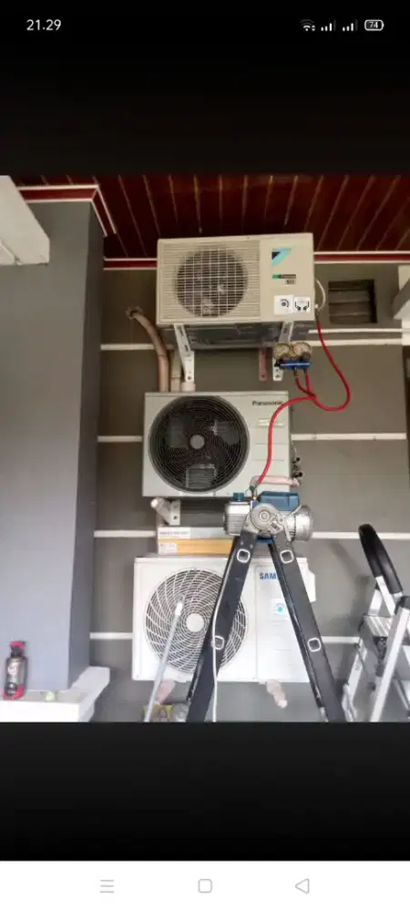 JASa servis AC kulkas mesin cuci kompa air dll bergaransi