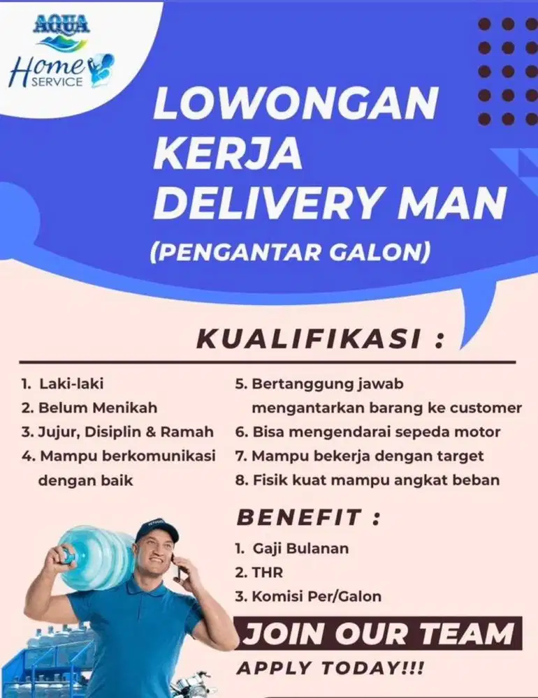 Delivery Man/Pengantar Galon