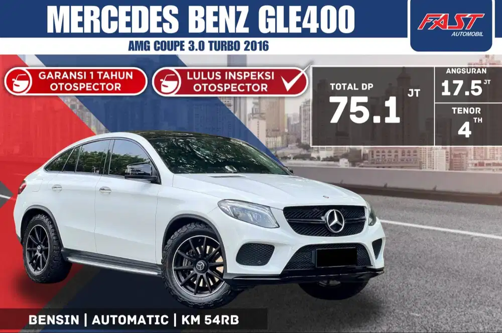 MERCEDES BENZ GLE 400 AMG COUPE 2016 PANORAMIC LOW KM.54RB PJK PJG