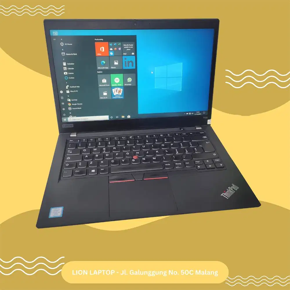 RAM 16GB i5 Gen 8 SSD 256GB Lenovo Thinkpad T490 [24|04]