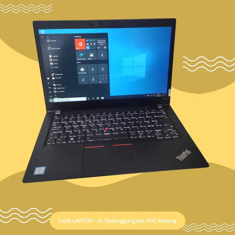 RAM 8GB Core i5 gen 8 Lenovo Thinkpad T480s SLIM [24|04]
