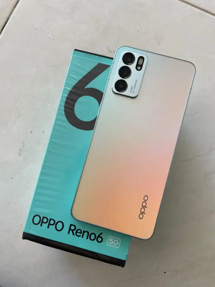 Oppo Reno 6 5G 8/128 GB Fullset Mulus