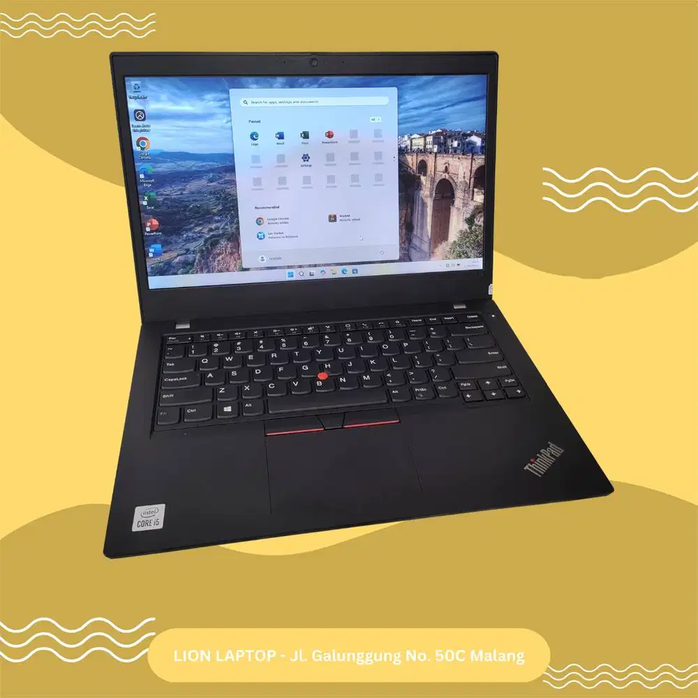 i5 Gen 10 Murah RAM 8GB SSD 256GB Lenovo Thinkpad L14 [24|04]