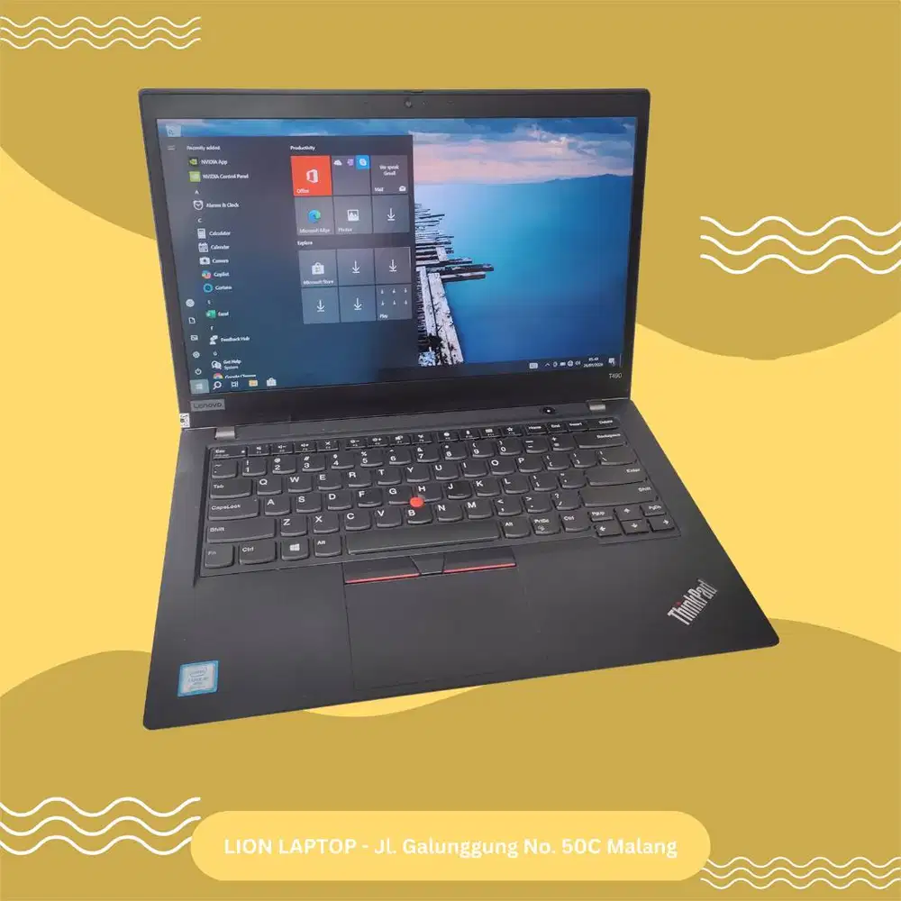 Double VGA NVIDIA Core i5 8/256 Slim Lenovo Thinkpad T490 [24|04]