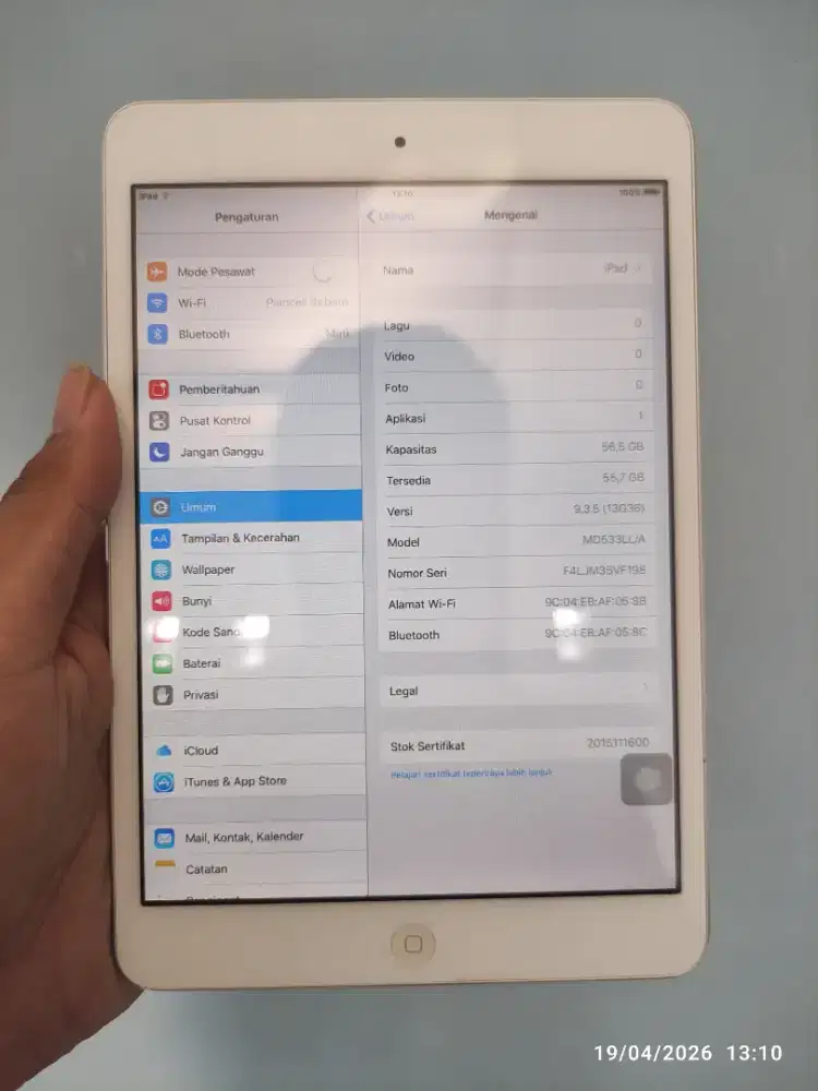 ipad mini 1 jadul