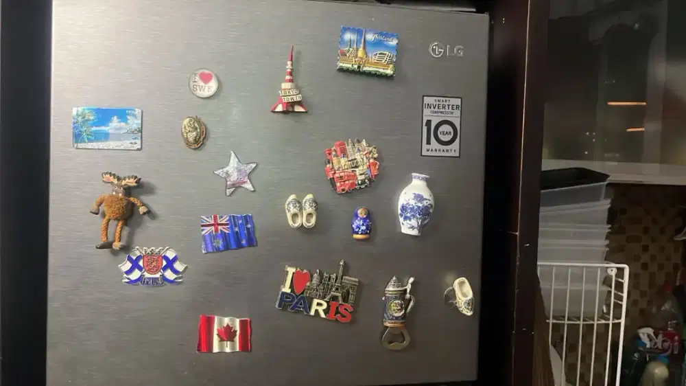 Kulkas LG 2 pintu  TV LG 24 inch