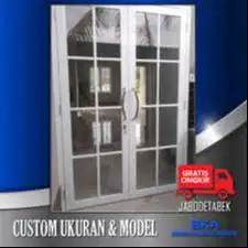 Pasang Partisi - Plafon Gypsum - PVC + Kusen Aluminium Alumunium