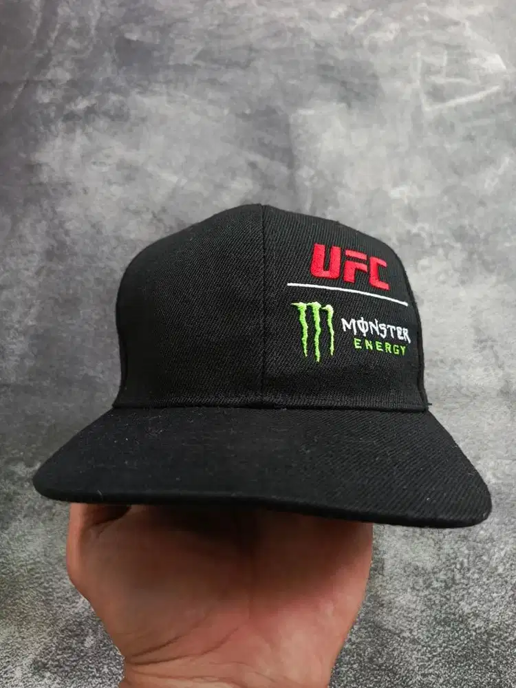 Topi Caps Cap Snapback Hat Hats UFC Authentic Original