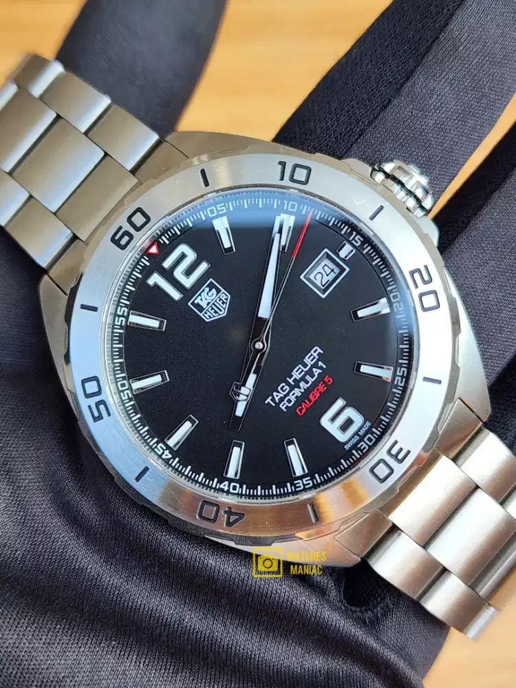 Jam Tangan Luxury Original Taq Heyer Formula 1 Red Font Automatic Swis