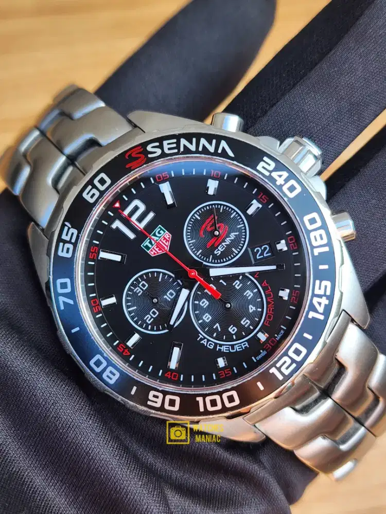 Jam Tangan Ori Tag Heuer Formula 1 Special Edition Senna Chrono Swis