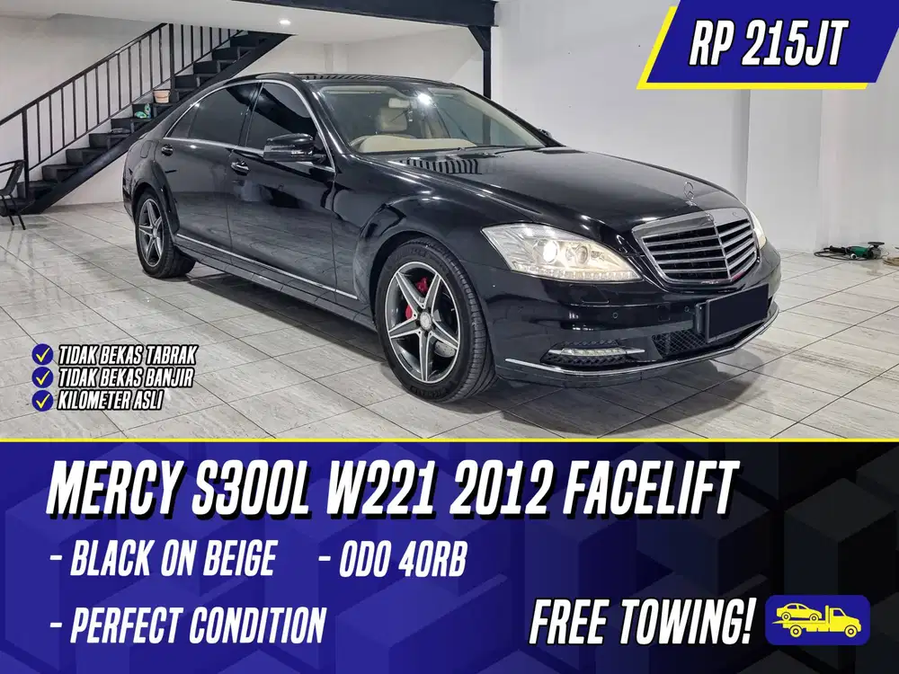 Mercedes Benz S300 L 2012 NIK 2011 Facelift Black Hitam S 300 Mercy
