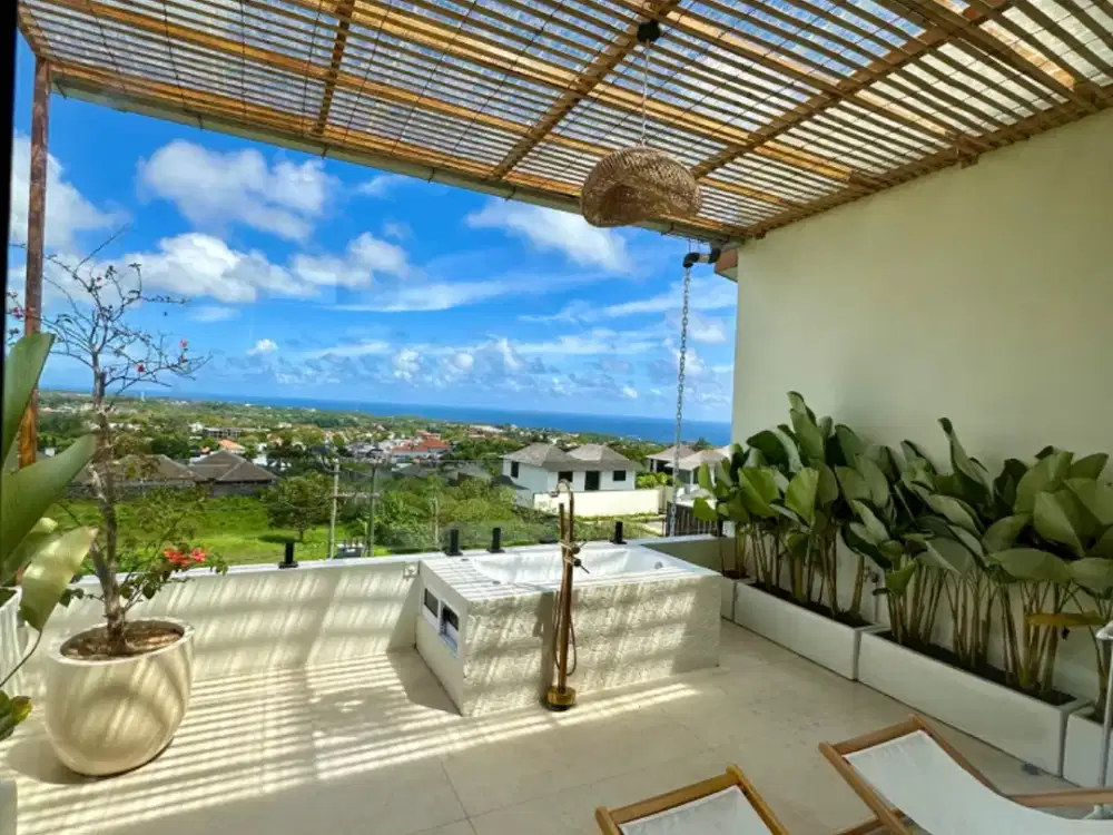 Villa 2 Kamar Tidur dengan Lokasi Strategis dan Pemandangan Laut di Uluwatu