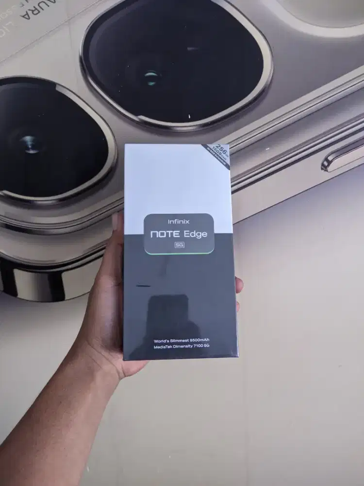 Fast respon WA Infinix Note Edge 5G 8+8/256 Garansi resmi 1thn