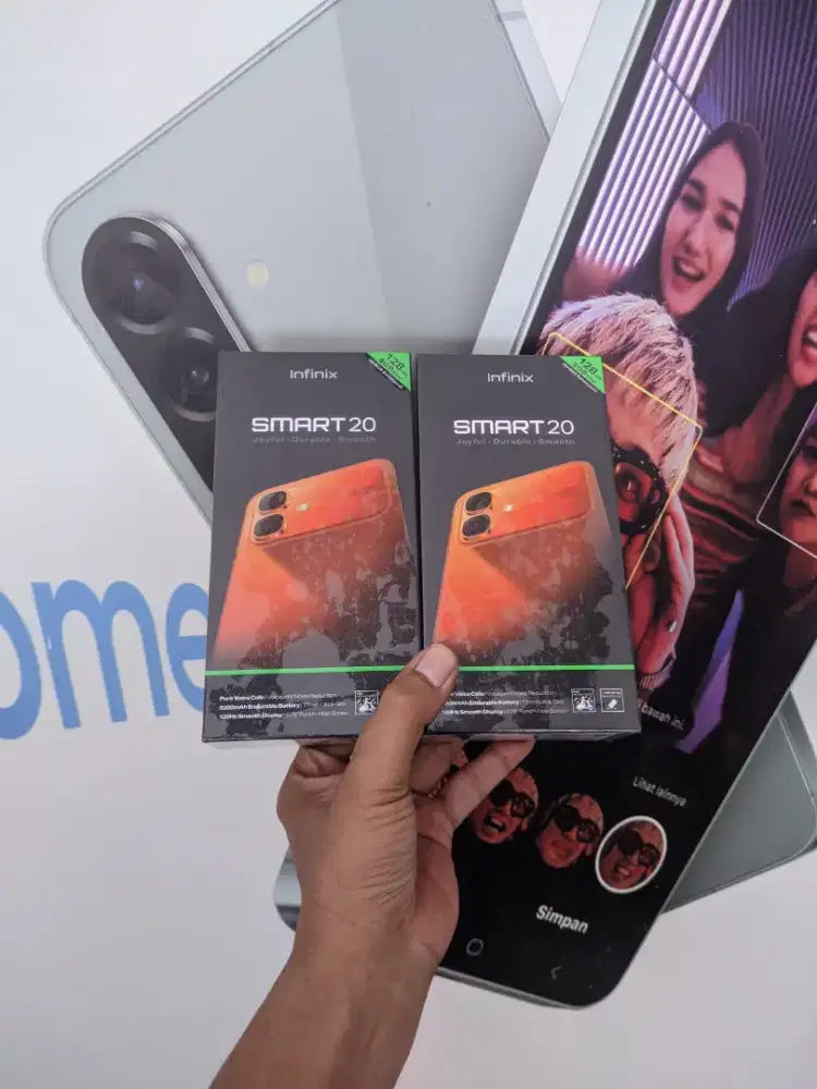 Fast respon WA Infinix Smart 20 4+4/128 Garansi resmi 1thn