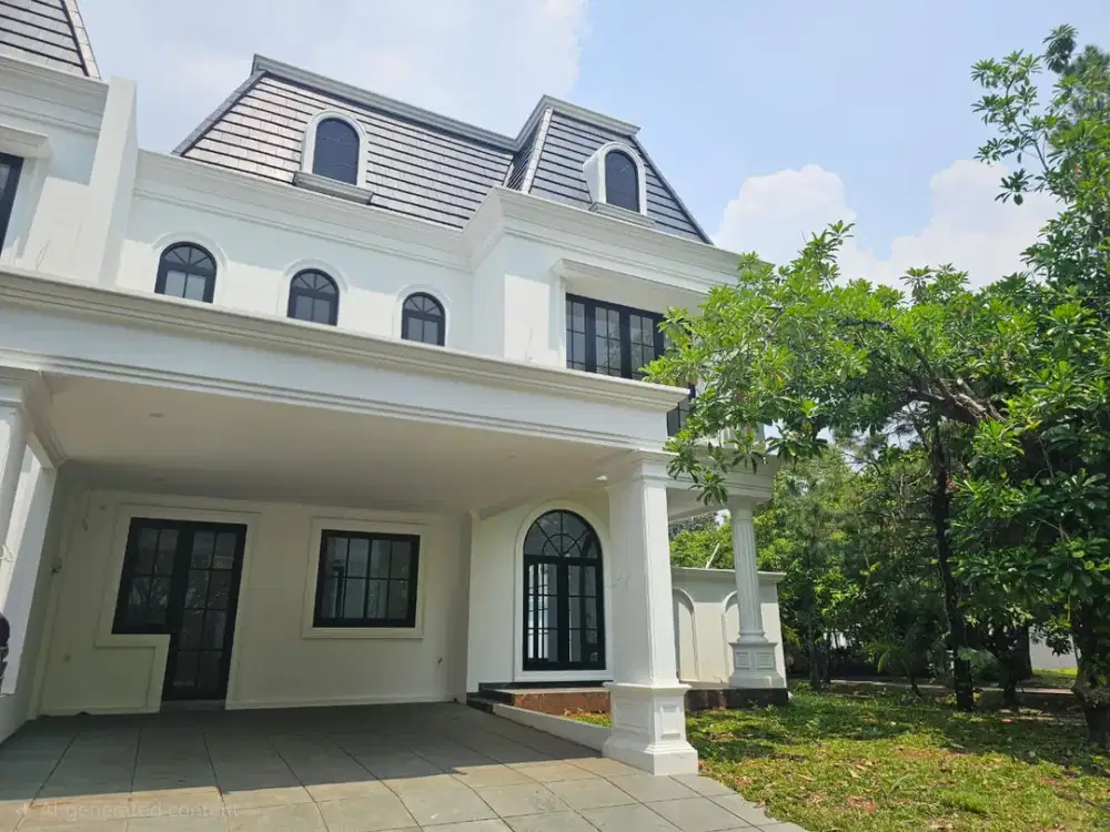 Dijual Rumah Strategis American Classic Posisi Hoek Ada Swimming Pool Dekat Stasiun Jurangmangu di Bintaro Tangsel Lr-14686