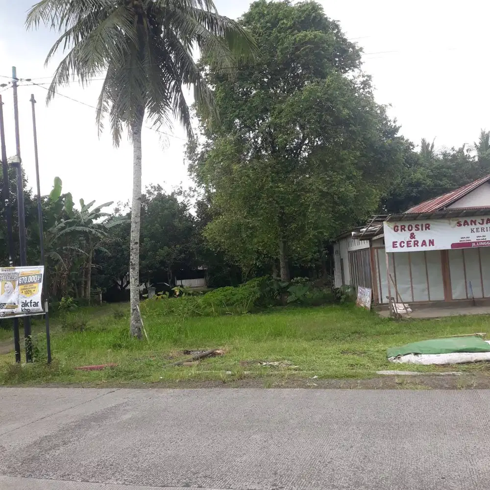 Tanah strategis pinggir jalan utama