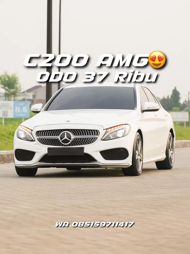 Odo Low 37 Ribu Record! Mercedes Benz C200 AMG 2018