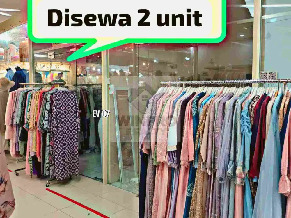 Disewa unit gandeng lantai dasar Thamrin