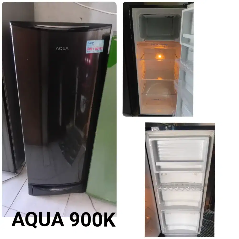 Kulkas AQUA bekas bergaransi