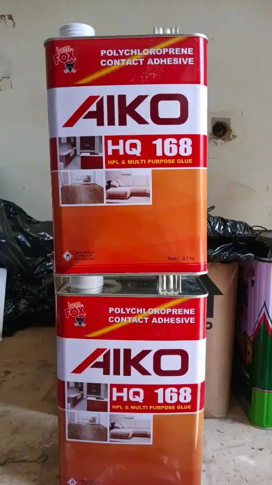 Lem fox kuning dan kayu