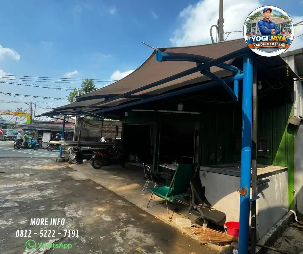 Kanopi Membrane Ukuran Akurat Gratis Survei Jabodetabek