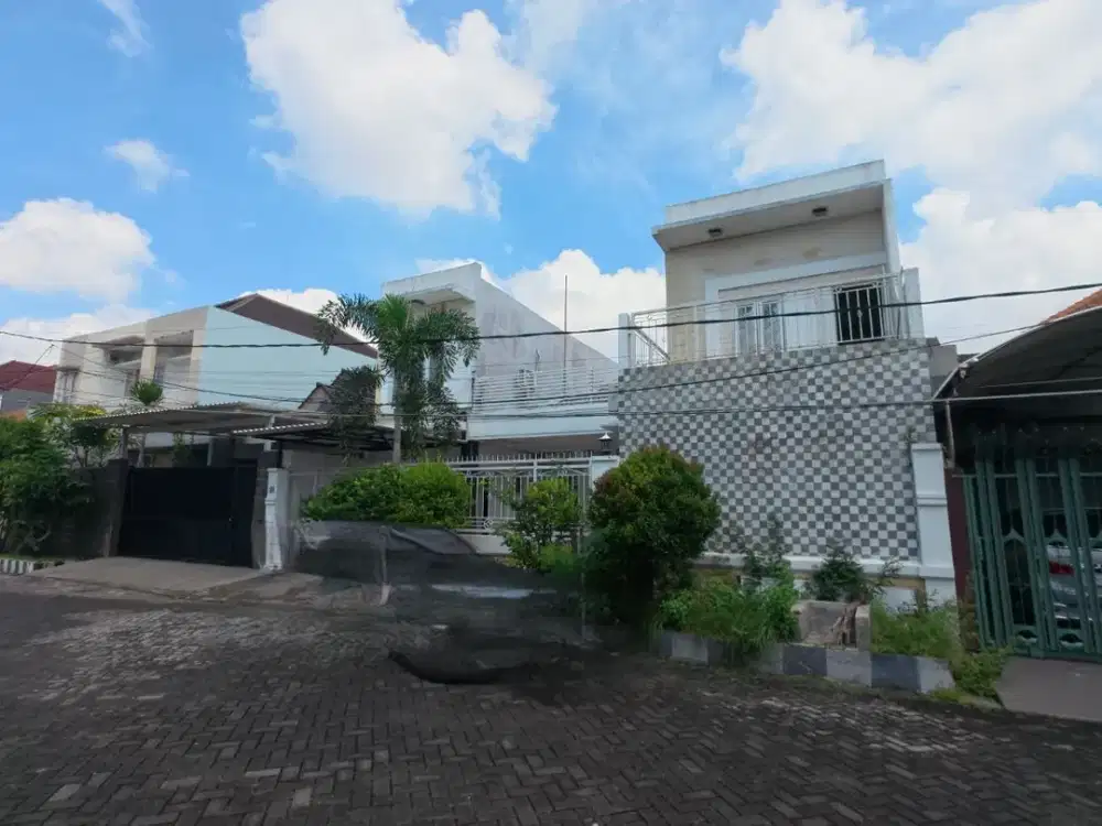A078 JUAL RUMAH TINGGAL MAUPUN RUMAH USAHA AREA MANYAR TIRTOMOYO SUKOLILO SURABAYA, HARGA NEGO, SEMI FURNISH