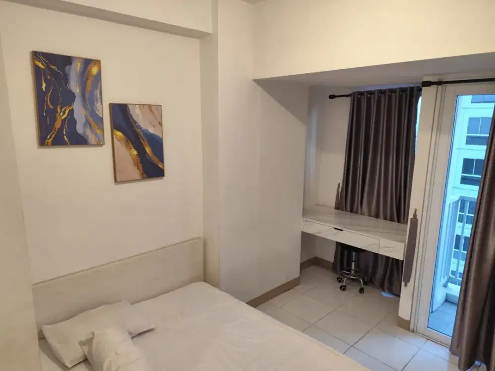 Disewa PIK 2 Apartemen Tokyo Riverside Studio Uk. 21m2 Furnished (Siap Pakai !!)