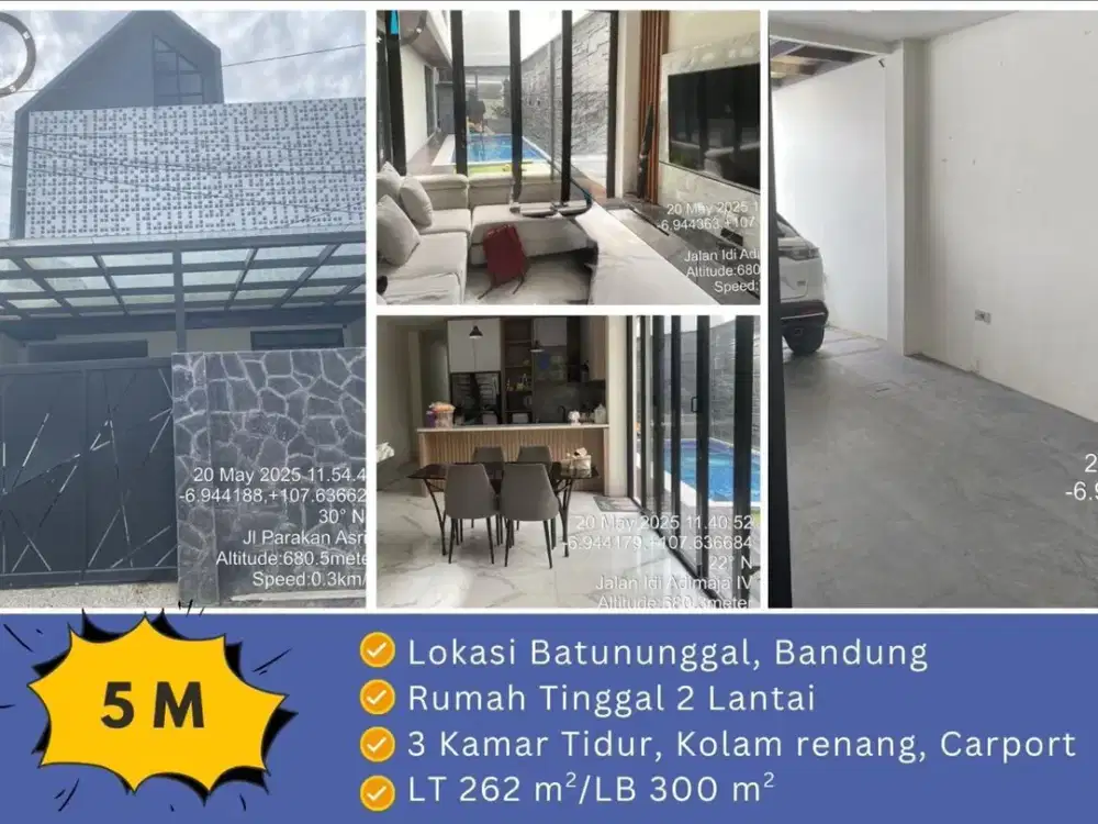 DIJUAL TANAH BESERTA BANGUNAN DEKAT JALAN RAYA