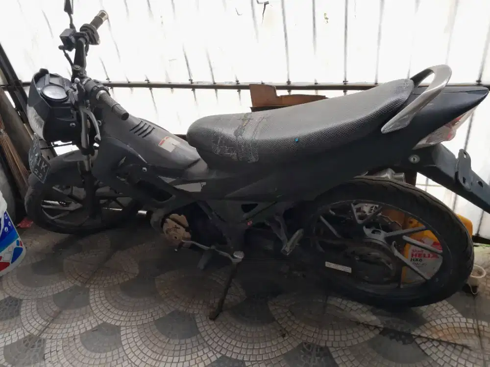 Satria fu 2007 mati karna tidak pernah di pakai